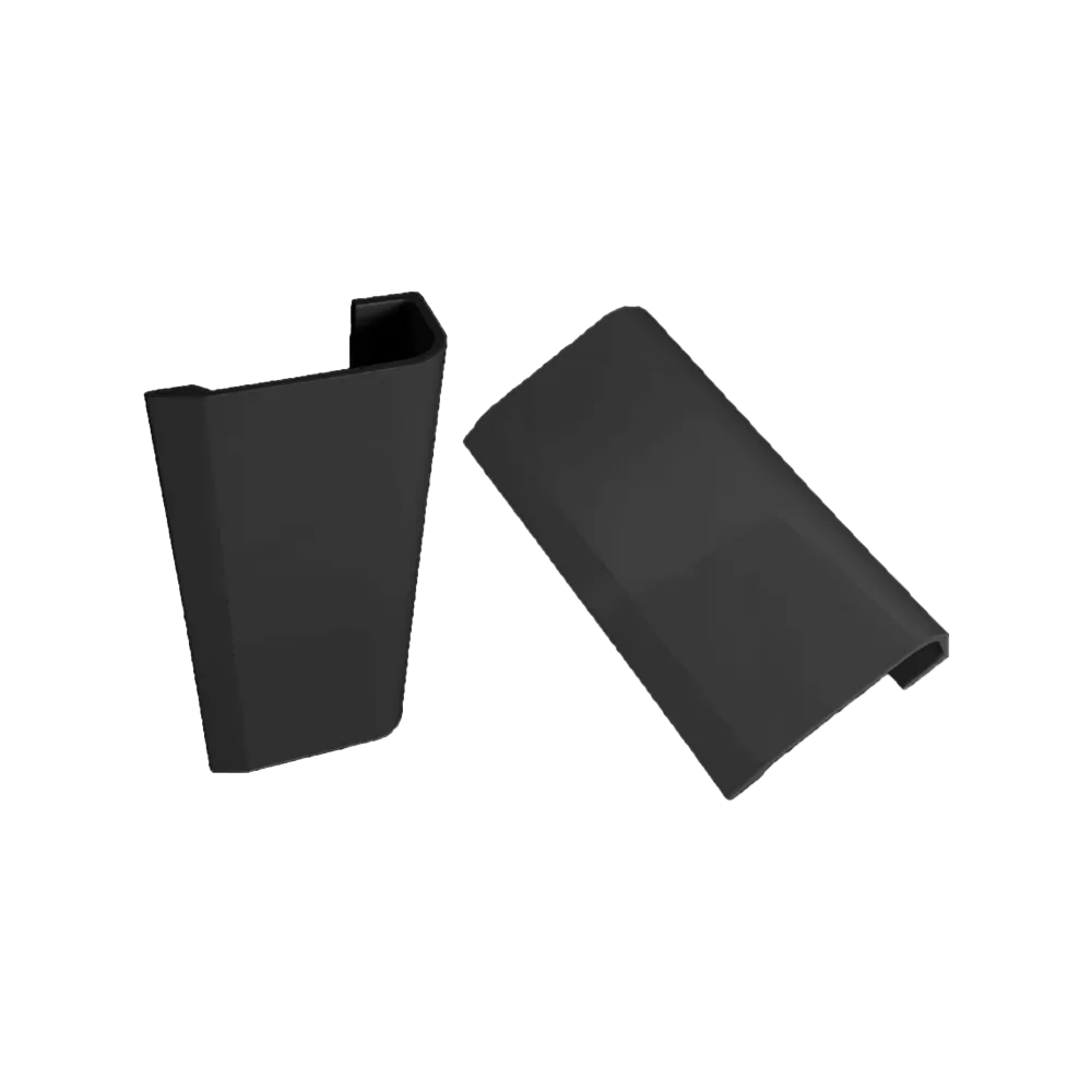 PAIRE DE POIGNEE PAVE  RAL 9005