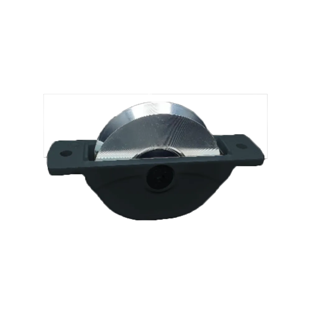 V-SHAPED STEEL ROLLER DIAM 80 RAL 7016 (T190731)