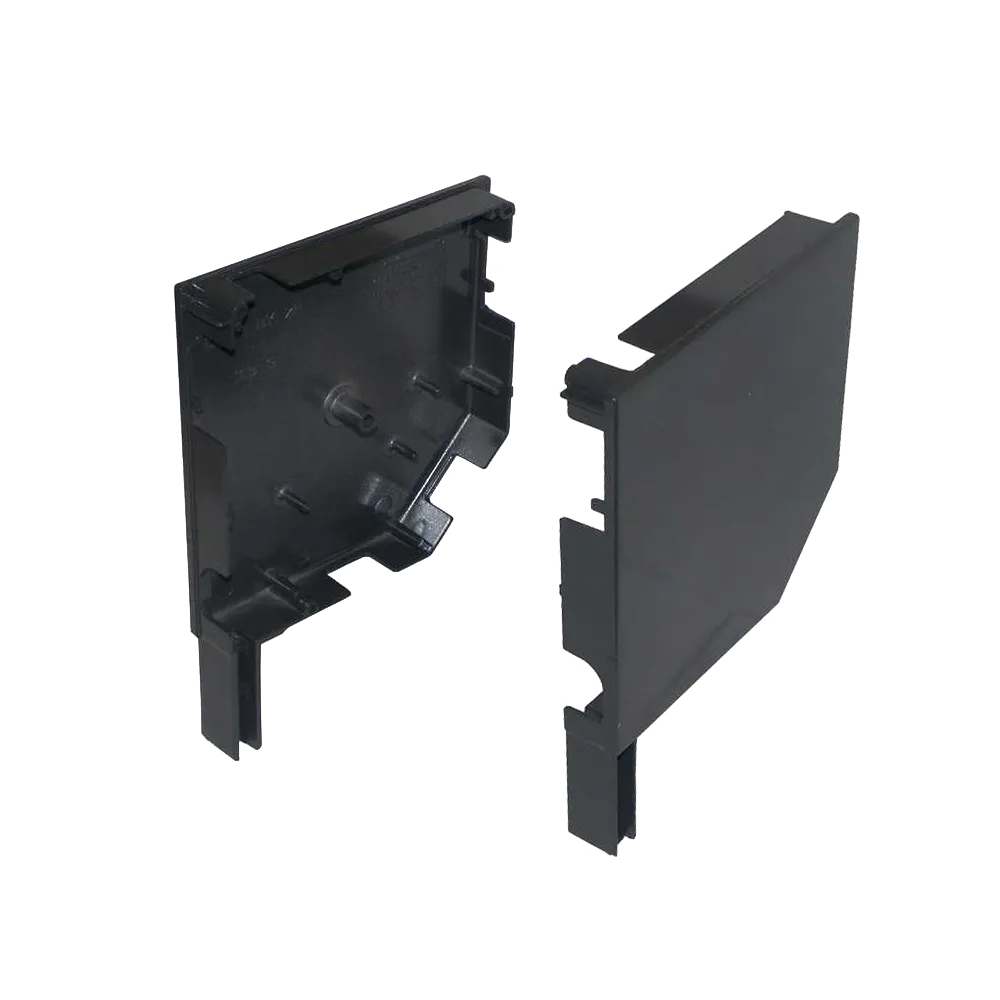 [7016/ZJ250] PAIR OF ALU SIDE PANELS 250 MM 45° - RAL 7016