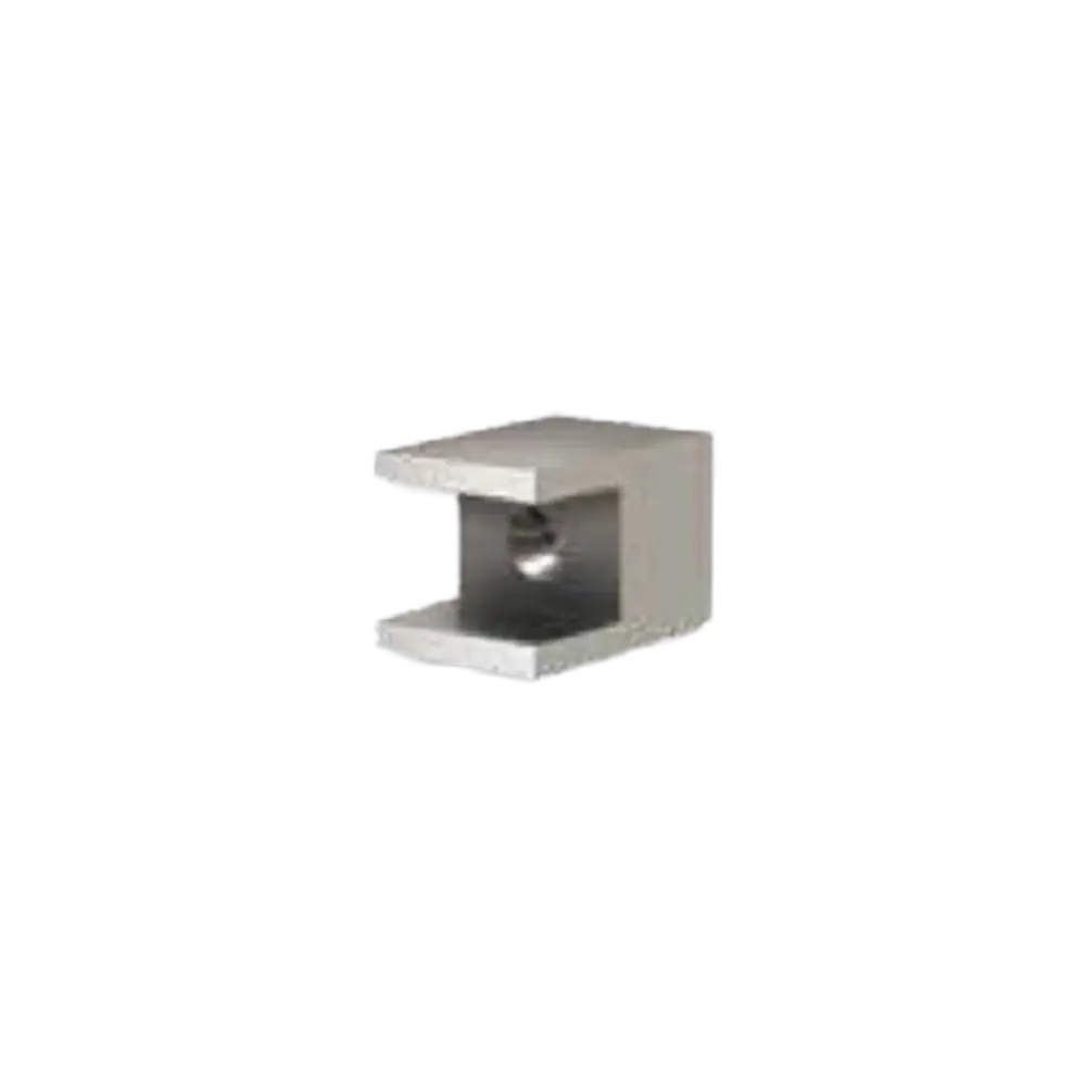 [A4245AN] FIXATION  FIXE TUBE 16*16 SUR RAIDISSEUR CARRE