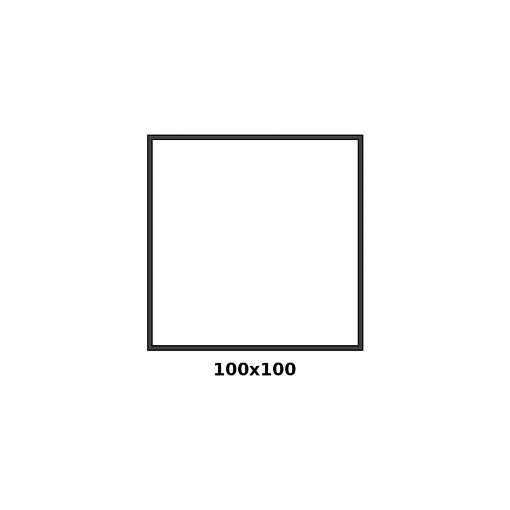 [AF50-TUBE100*10] TUBO ANODIZADO 100*100 (6M)