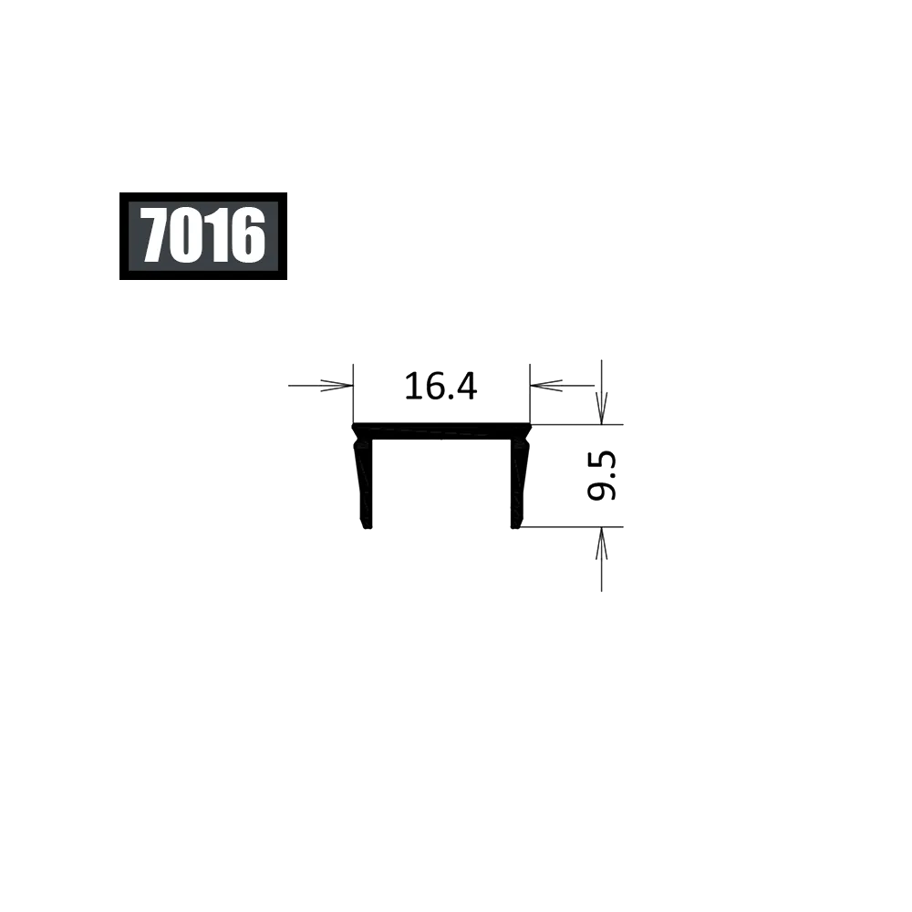 UPRIGHT/CROSSBAR CLOSOIR - RAL 7016