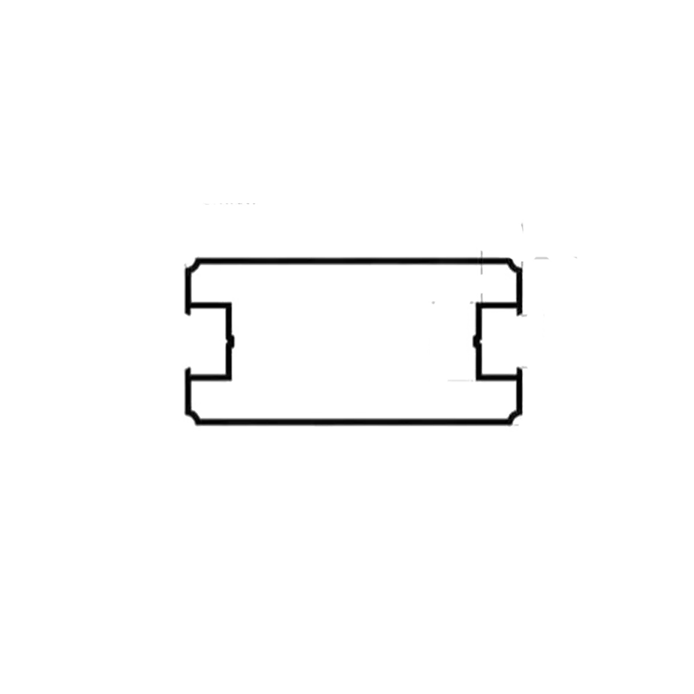 [RPOPG7015/9010] MONTANT PORTAIL RAL 9010
