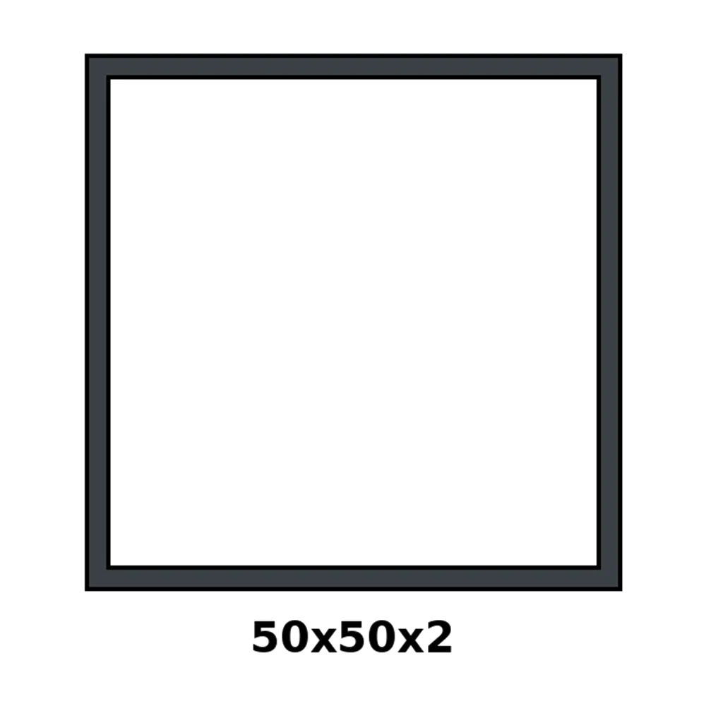 [7016/TUBE50*50] TUBO 50*50 RAL 7016