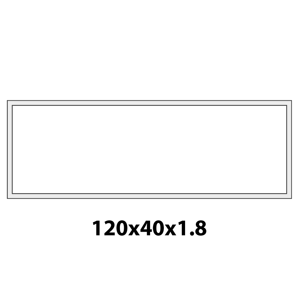 [TUBE120X40] TUBE 120 X 40 X 1.8MM (4-3/4″ × 1-9/16″ × 1/16″) - 5.8ML