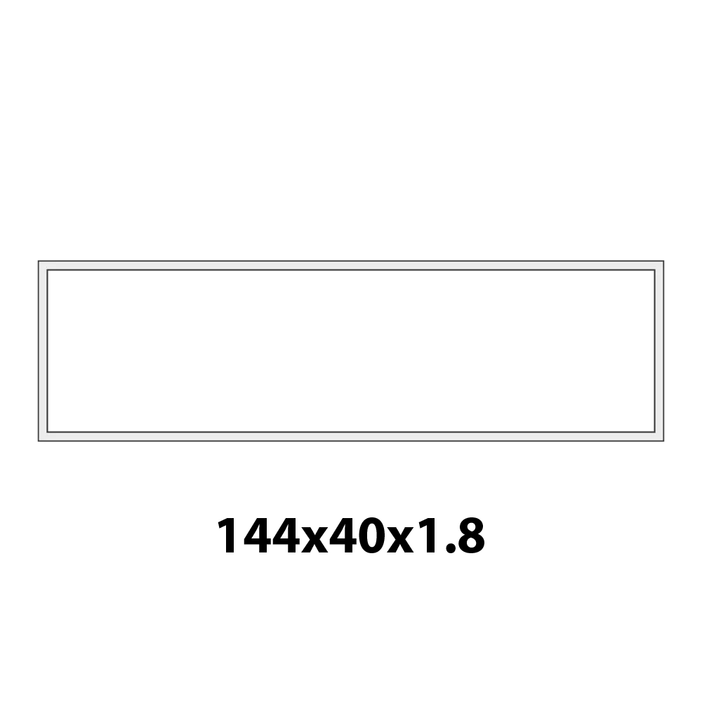 [TUBE140X40] TUBE 144 X 40 X 1.8MM (5-11/16″ × 1-9/16″ × 1/16″) - 5.8ML