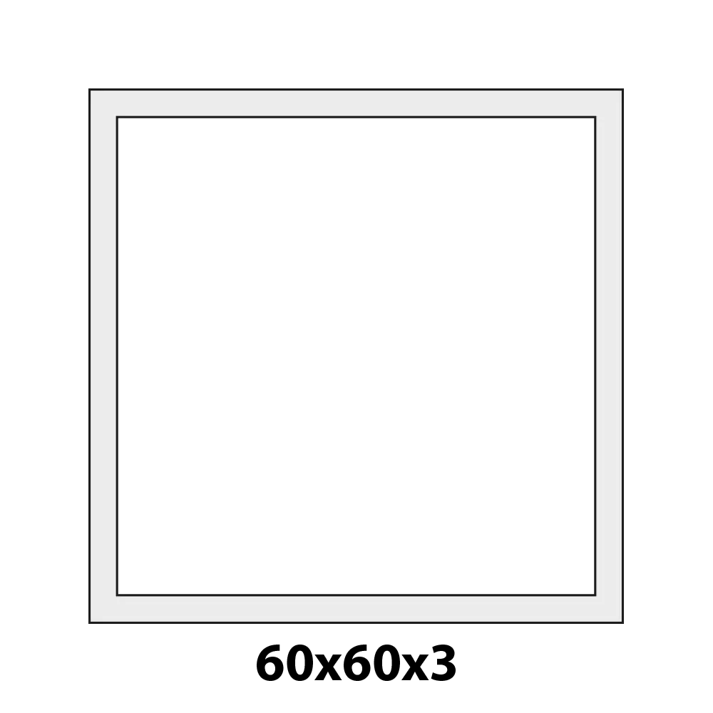 [TUBE60X60/EP4MM] TUBO 60 X 60 X 4 MM - 6,7 ML