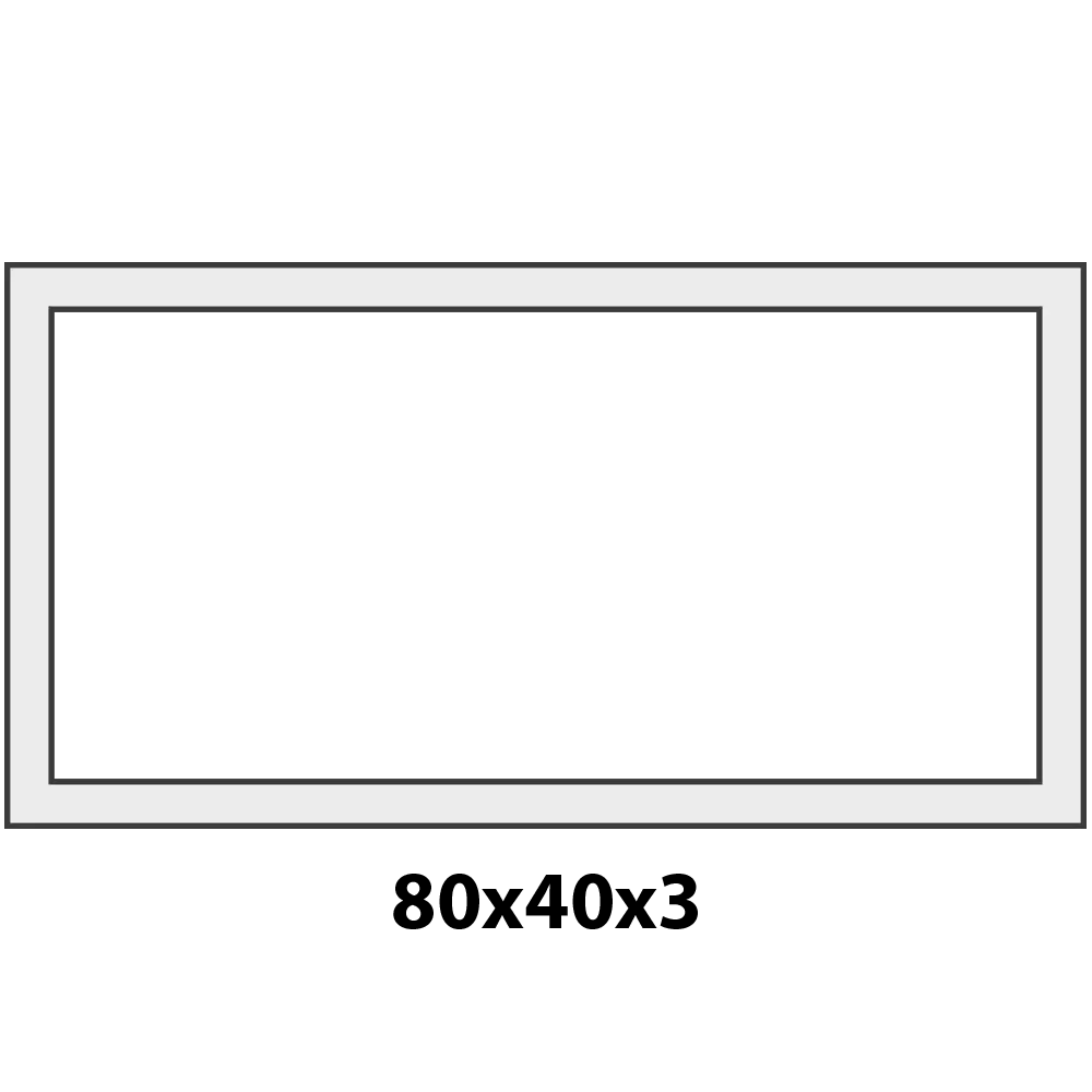 [TUBE80X40/EP3MM] TUBE 80 x 40 x 3MM (3-1/8″ × 1-9/16″ × 1/8″) - 6.7ML