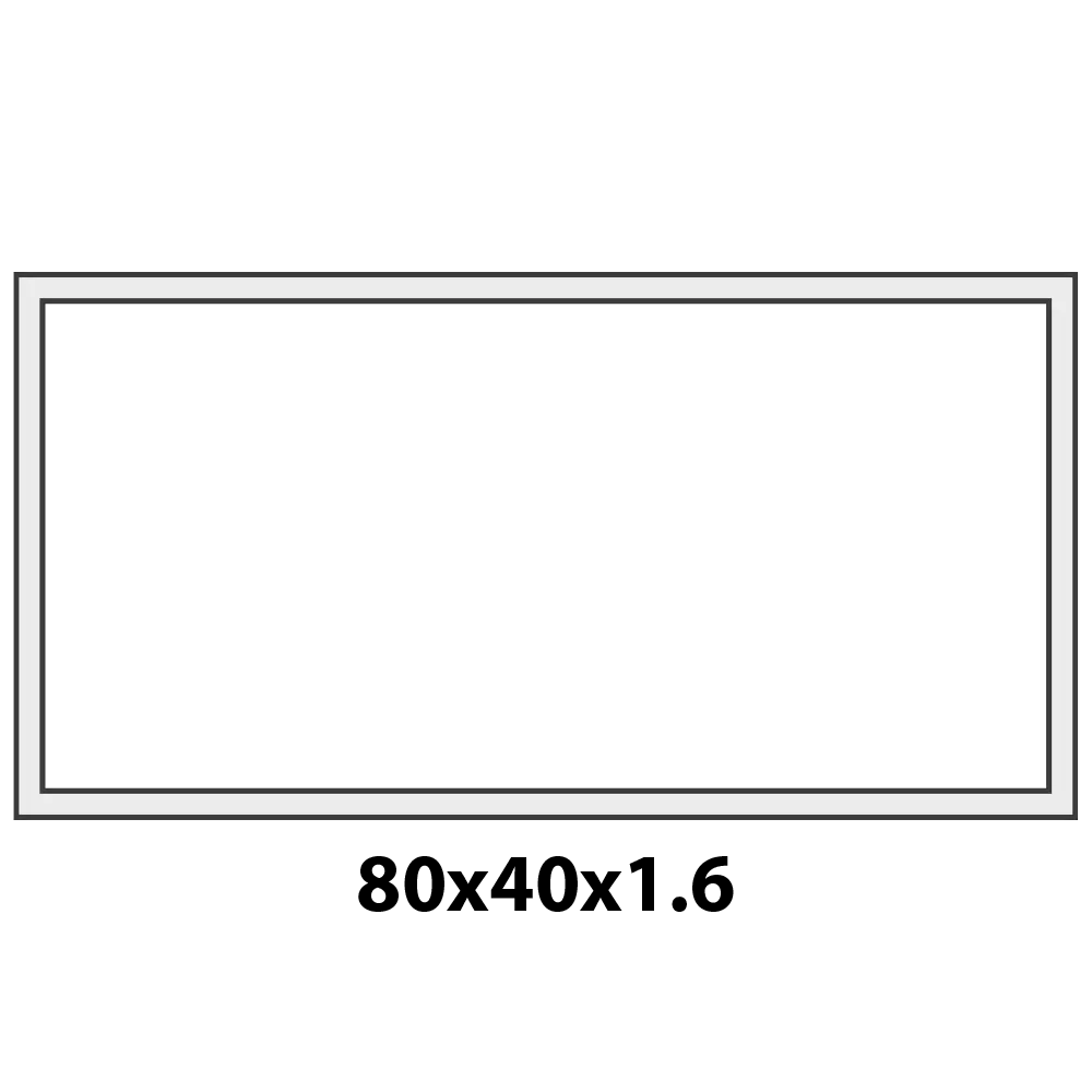 [TUBE80X60/EP1.6] TUBE 80 x 60 x 1.8MM - 5.8ML