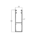 COULISSE 65 POUR LAMES 45 - 5.8ml