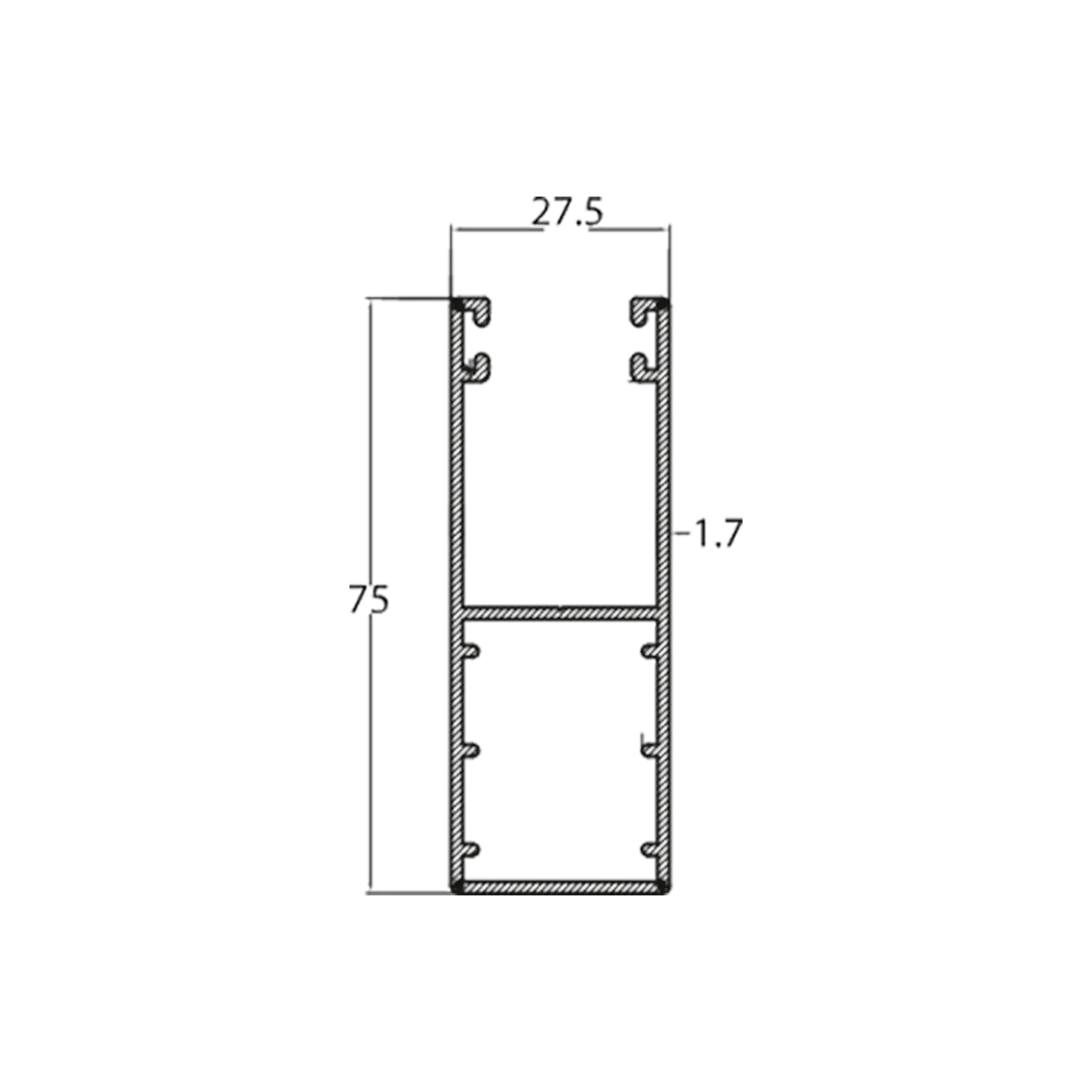 [ACOUL75-4.5] COULISSE 75 POUR LAMES 61 - 4.5ml