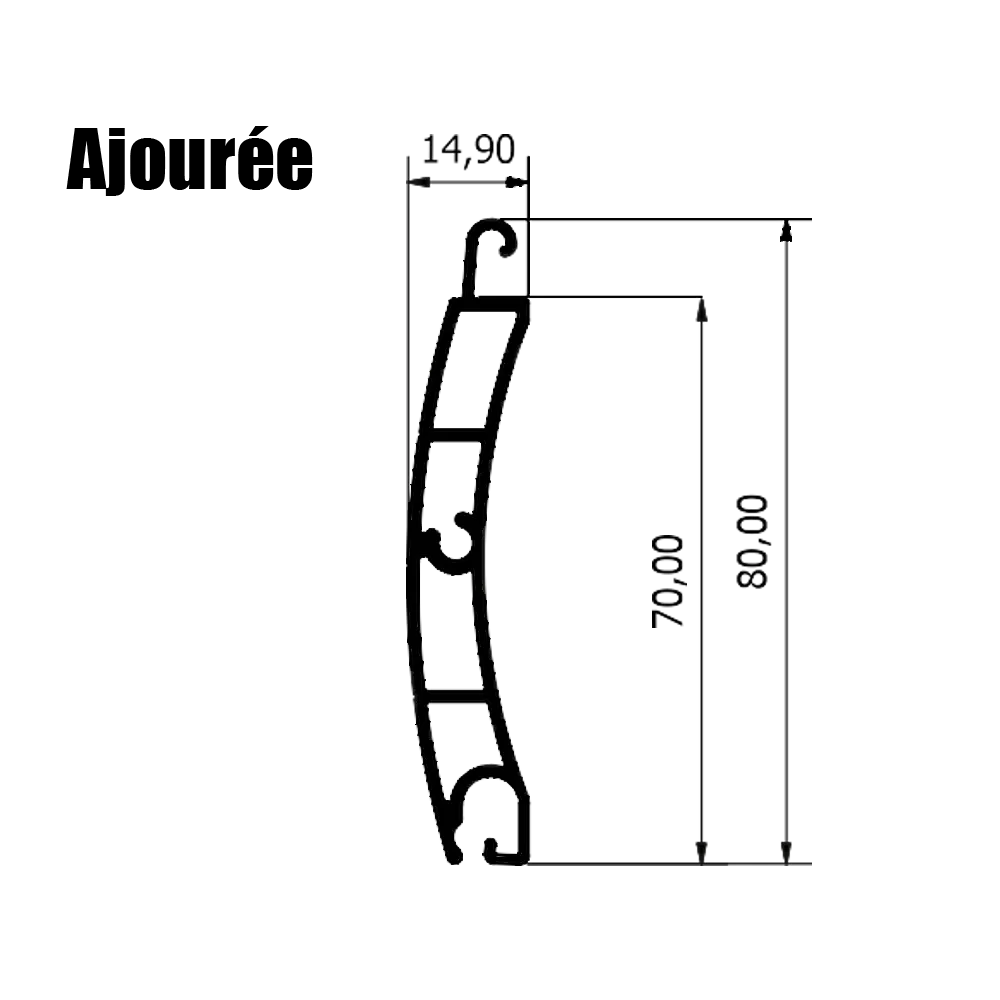 [ALANTI-6.7] BLADE 70 ANTI-TEAR PERFORATED 6.7M
