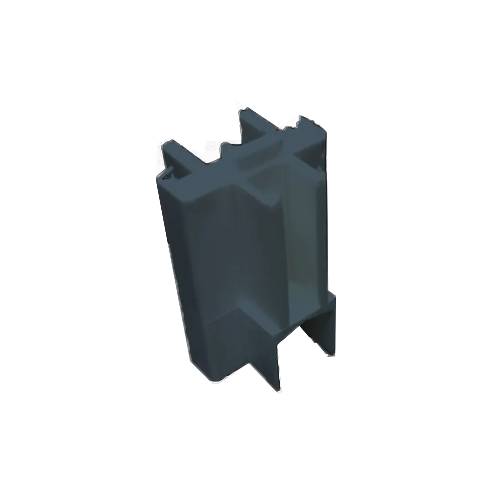 [7016/RCAA6006] BOUCHON PROFIL FERMETURE CENTRALE Noir