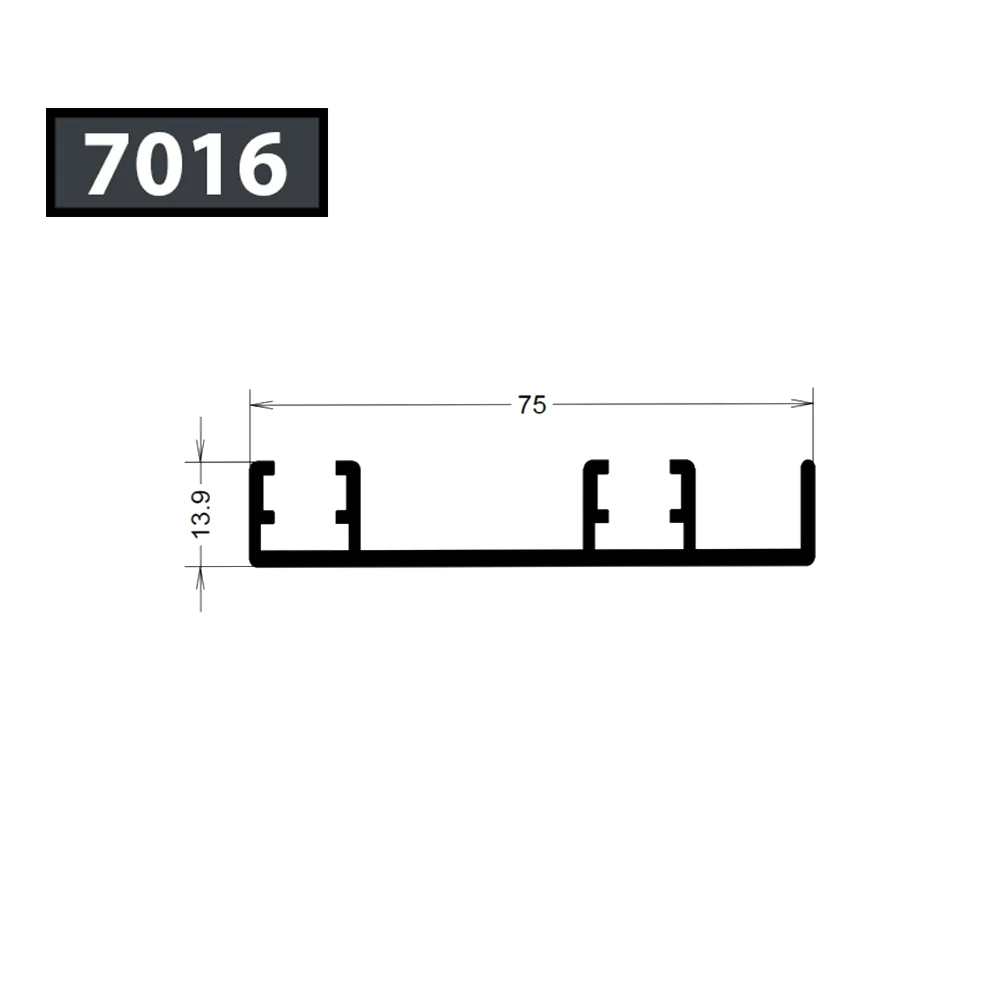 [7016/RCPC6022] DORMANT 2 RAILS PLAT HANDICAPE