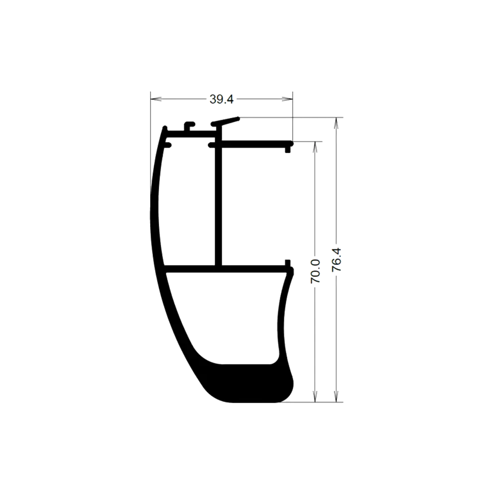 [RCPC6013] REINFORCED BAFFLE PILLAR