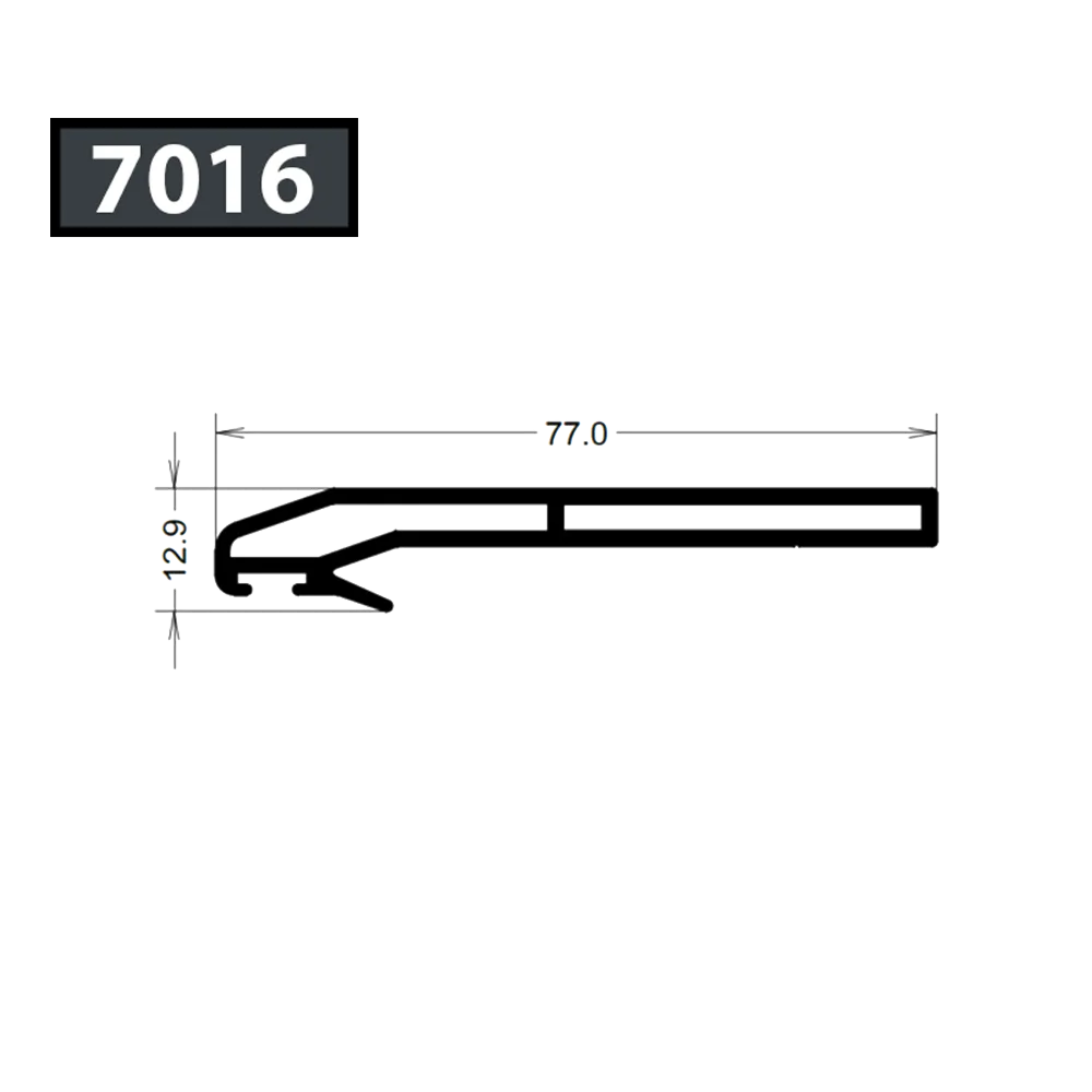 [7016/RCPC6017] PROFIL D'ACCROCHE EN APPLIQUE - RAL 7016 - 4.8ml