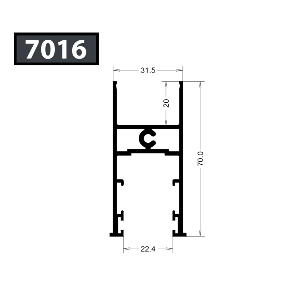 [7016/RCPC6009] TRAVERSE HAUTE ET BASSE - RAL 7016