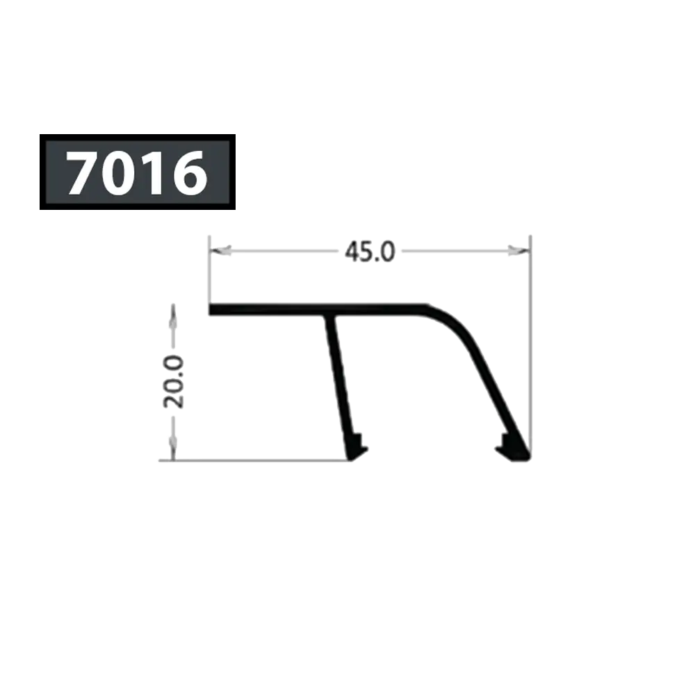 [7016/RMPF5030] PERFIL DE CAUDALES DE AGUA RAL 7016