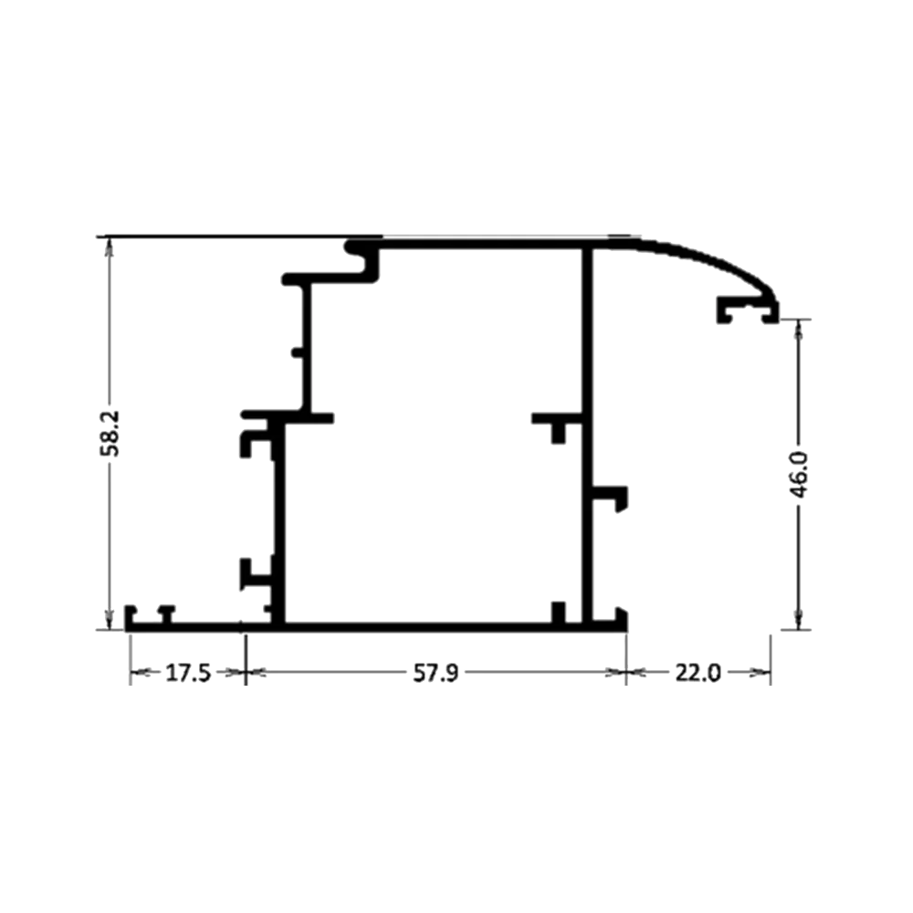[RMPF5050] INTERIOR DOOR SASH 6.7m