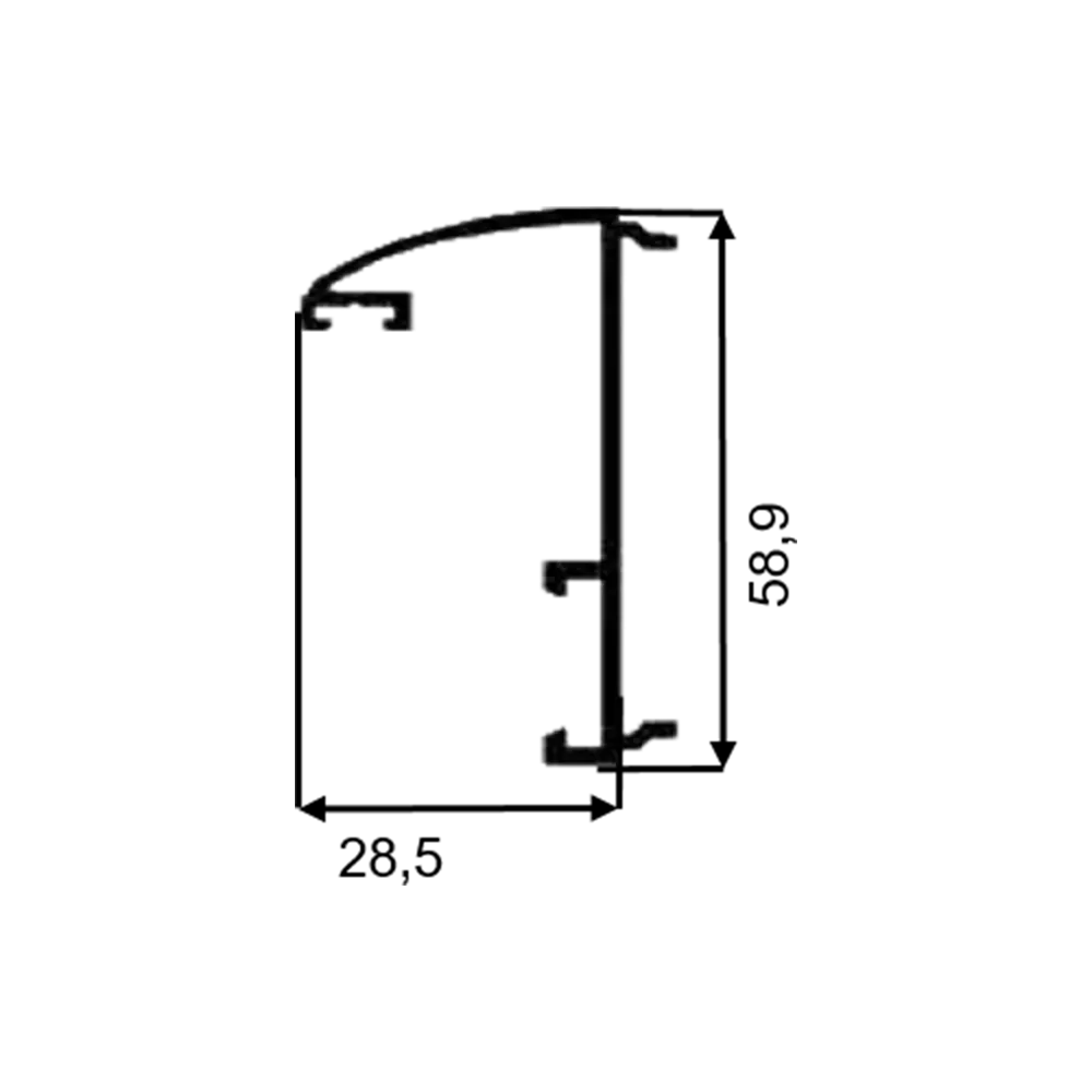 [RMPJL3052] REBATE ADAPTER FOR JALOUISE SASH