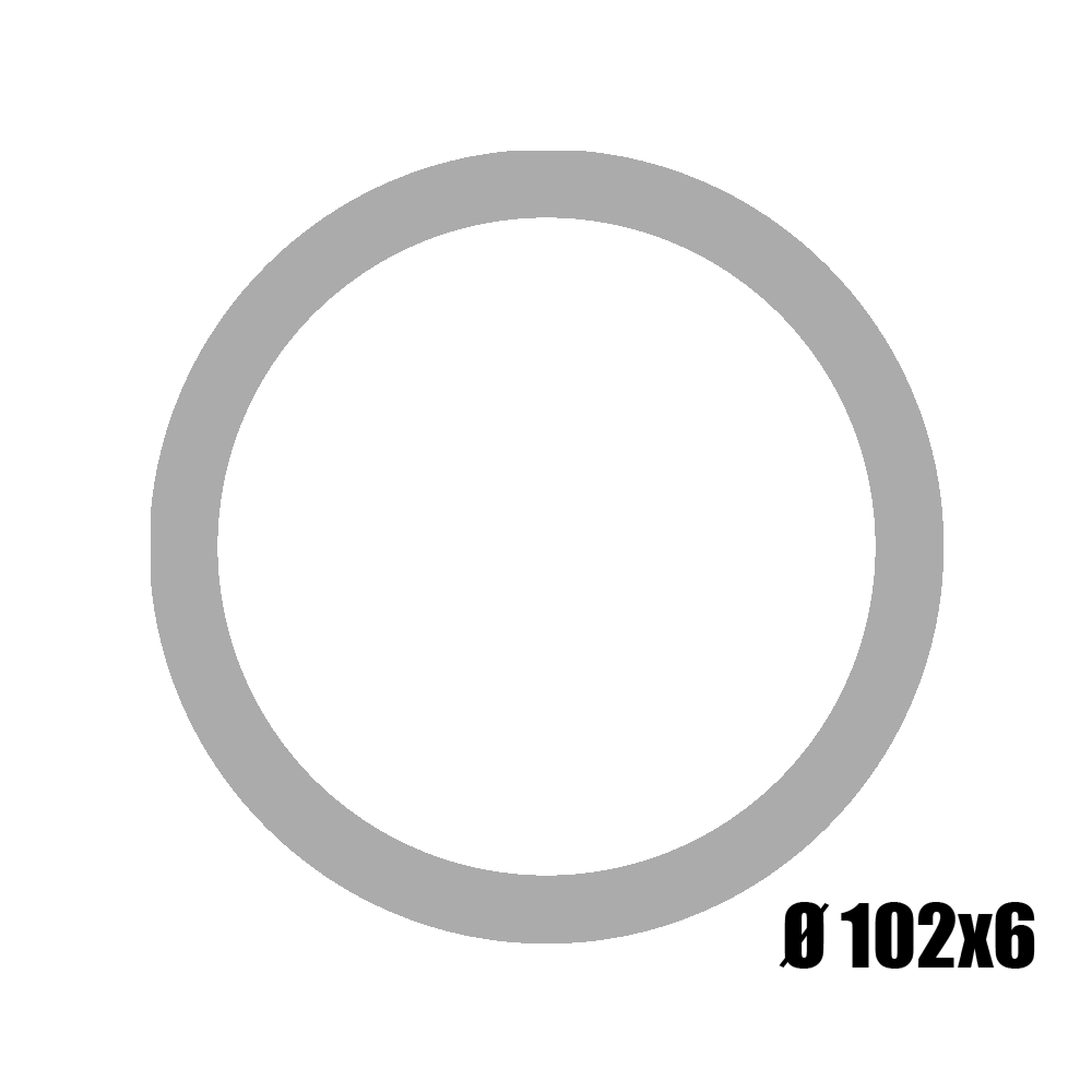 [BR102X6/5.8] ROUND ROUGH 102X6 (4″ × 1/4″)  LG5800