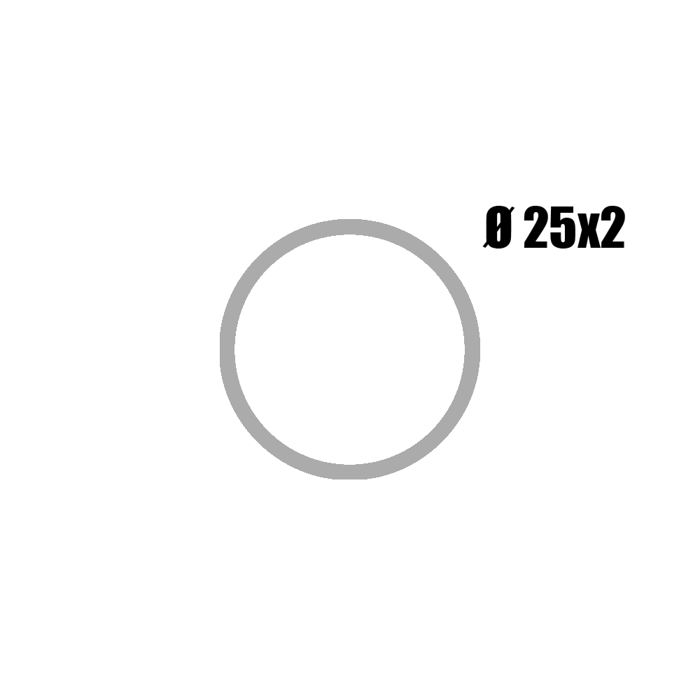 [BR25X2/5.8] ROUND ROUGH 25X2 (1″ × 1/16″)  LG5800