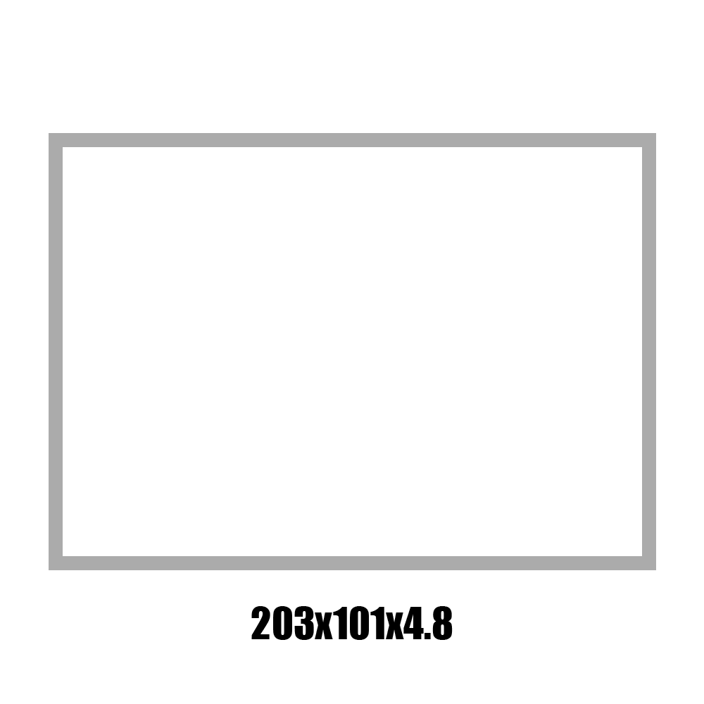 [BT203X101X4.8/5] RAW TUBE 203X101X4.8 (8″ × 4″ × 3/16″)  LG5800