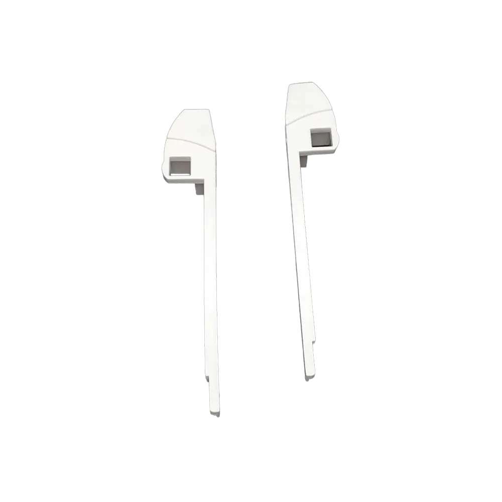 [RJAA3019] PAIR OF CAPS FOR ALUMINIUM JALOUSIE SLATS