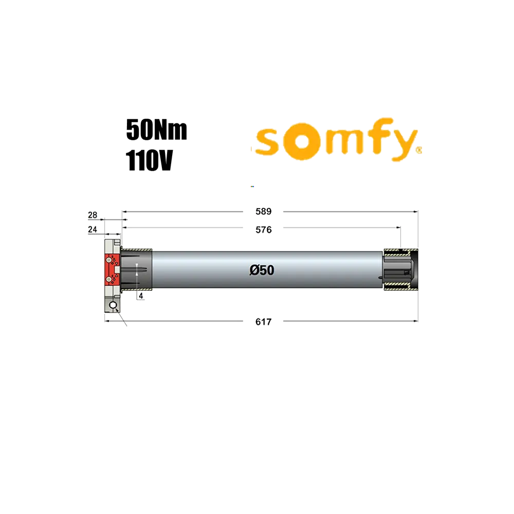 [S1051014] MOTEUR SOMFY 50NM/110v