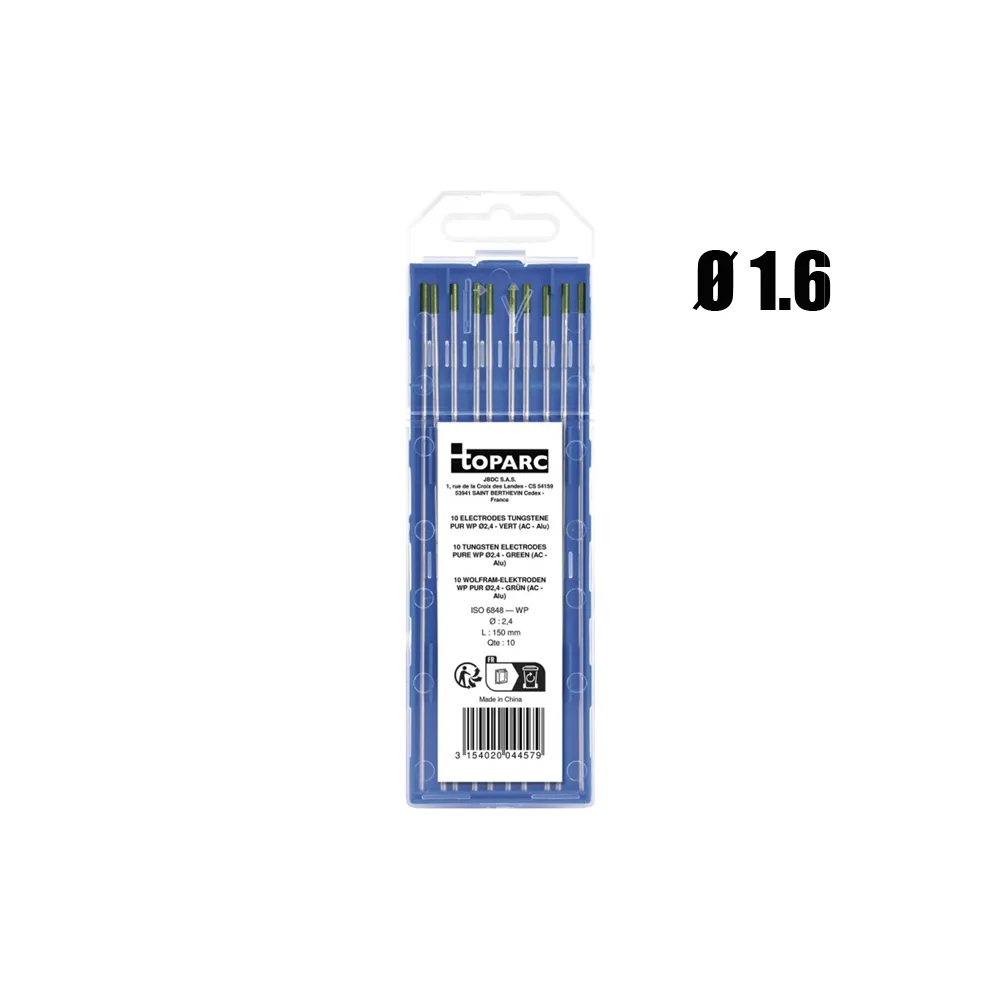 [GTIG044555] ELECTRODE TUNGSTENE PUR WP DIAM1.6-VERT AC