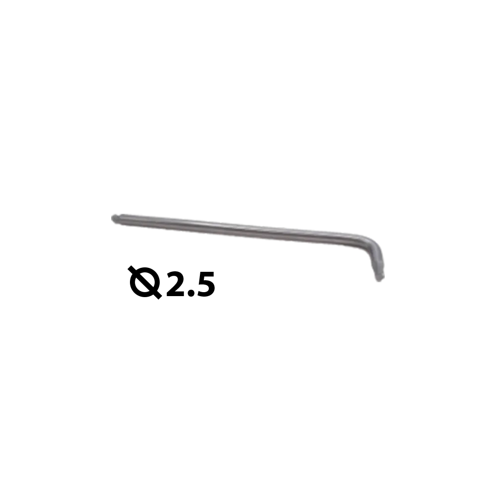 [CLEALLEN2.5] 2.5 STAINLESS STEEL ALLEN WRENCH