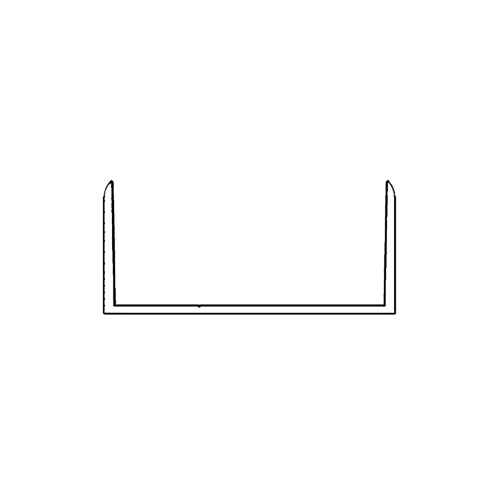 [RVAPBP5502] U DE LOW RAIL LG 6900 - RAL 9010