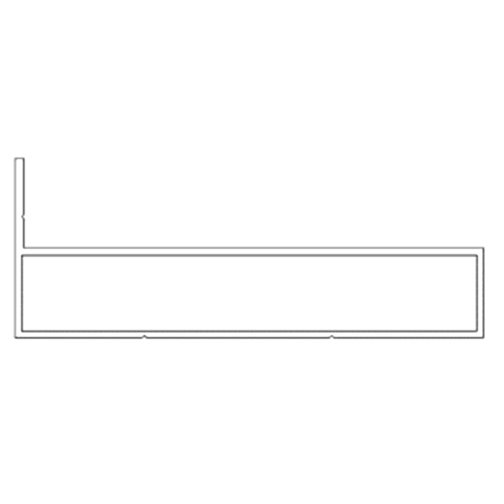 [RVAPBP5508] CORNIERE TUBE - LG 5200 - RAL 9010
