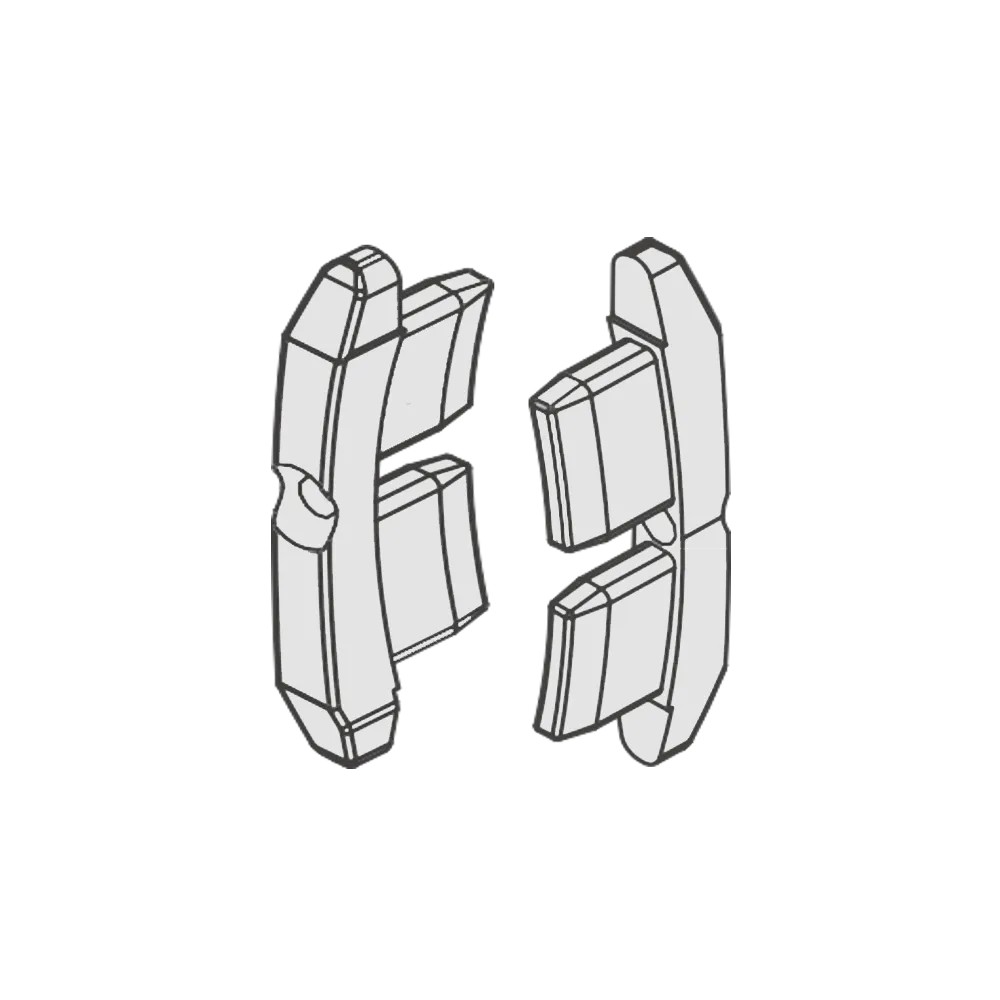 [ABL45] Sachet de 100 BOUCHONS LAME 45