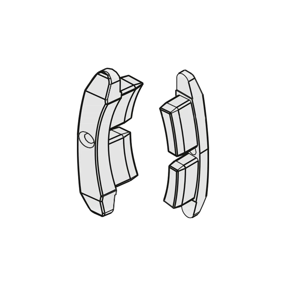 PAIR OF ANTI-TEAR PLUGS 70 (50)