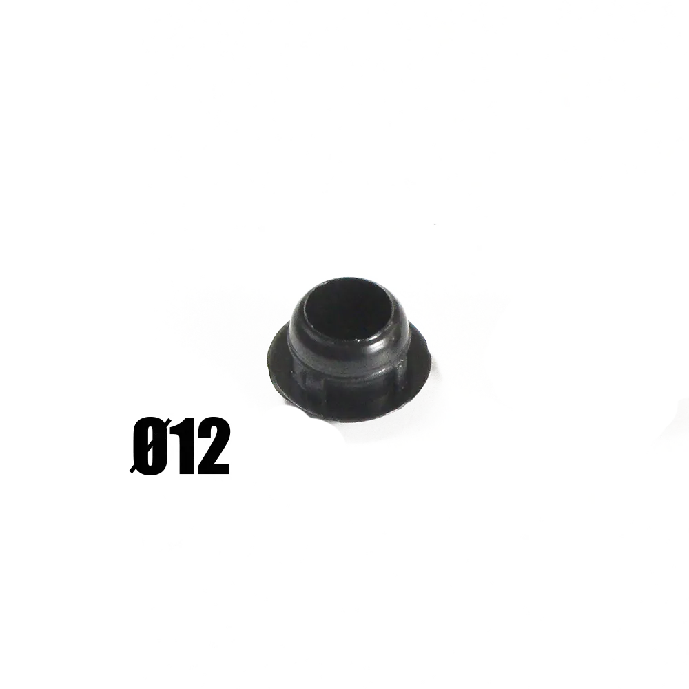 [BP12 BLACK] TAPA DE PLÁSTICO DIAM 12 Negro