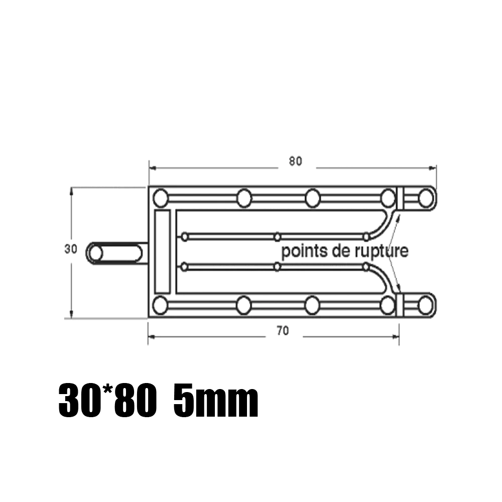 [CALEP308070/5] INSTALLATION WEDGE 30*80/70 5MM