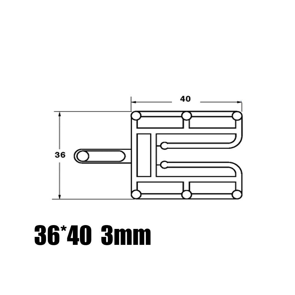 [CALEP3640/3] CALE DE POSE 36*40 3MM