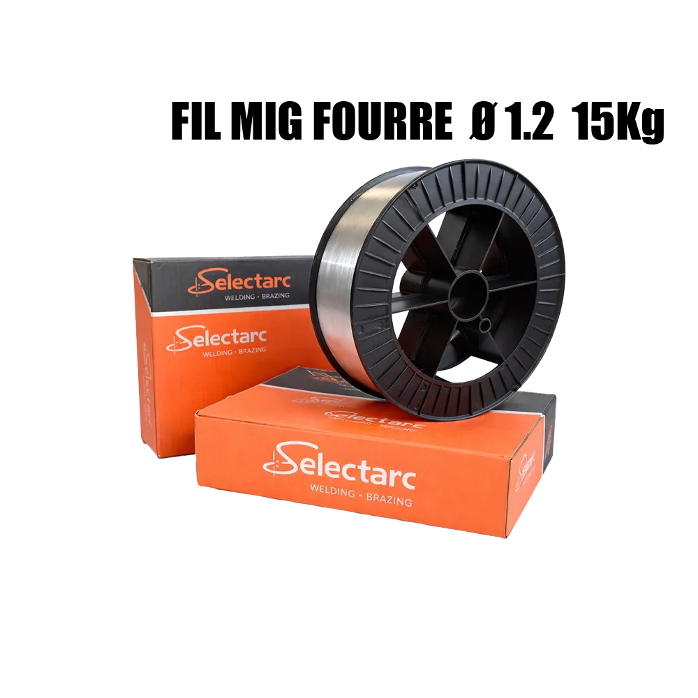 [MIGACIERFOUR1.2XD300 15KG] HILO TUBULAR MIG DE ACERO Ø1,2 x D300 – BOBINA DE 15 KG